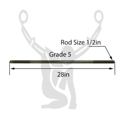 1/2x28 Threaded Rod