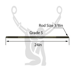 3/8x24 Threaded Rod