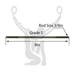 3/8x8 Threaded Rod