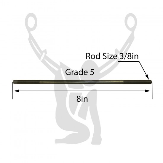 3/8x8 Threaded Rod