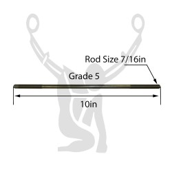 7/16x10 Threaded Rod