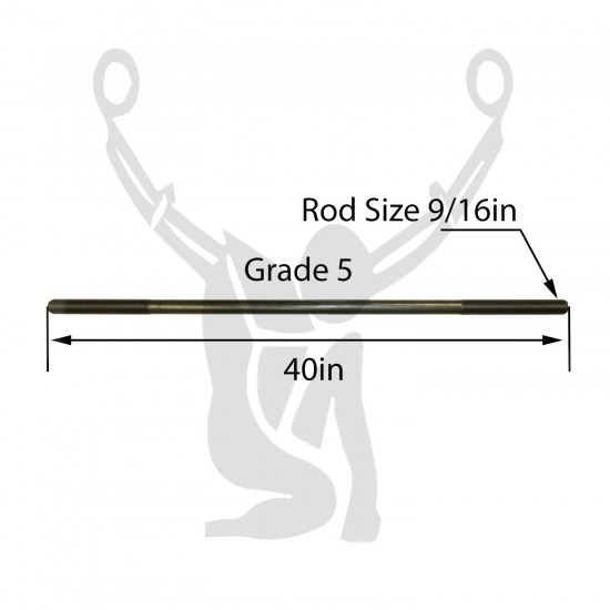 9/16x40 Threaded Rod 9/16x40 Threaded Rod