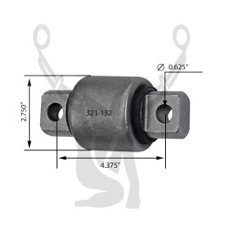 321-132 Torque Rod Bushing