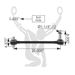 TMR640 Torque Rod