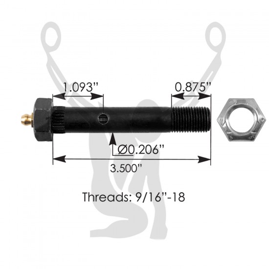 Grease Bolt 9-16in-18x3 1-2in Grease Bolt 9-16in-18x3 1-2in